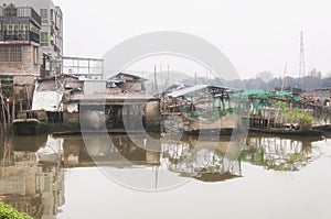 Architectural and tranportation ruins guangzhou China