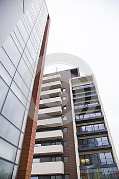 Architectural view of a office building  