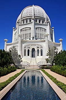 Architectural Wonder, with reflecting pool