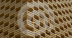 An architectural Wooden Pattern