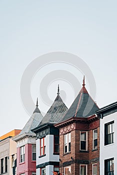 Architecture on 18th Street, in Adams-Morgan, Washington, DC