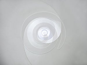 Architecture abstract background White curve swirl Spiral circular Space