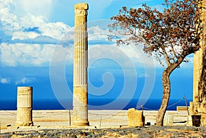 Architecture in the Acropolis of Lindos