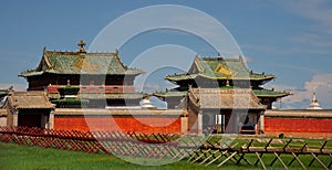 The architecture of the ancient Buddhist monastery