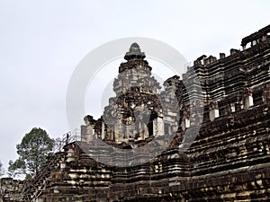 Architecture of ancient temple complex Angkor, Siem Reap