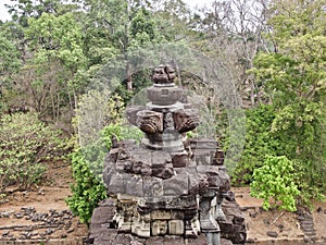 Architecture of ancient temple complex Angkor, Siem Reap