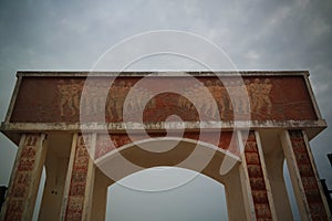 Architecture arch Door of No Return, Ouidah, Benin