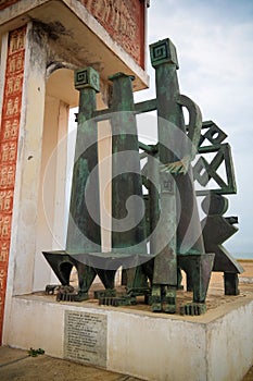 Architecture arch Door of No Return, Ouidah, Benin