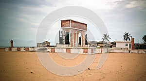 Architecture arch Door of No Return, Ouidah, Benin