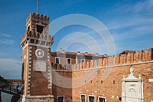 Architecture of Arsenal of Venice  Italy