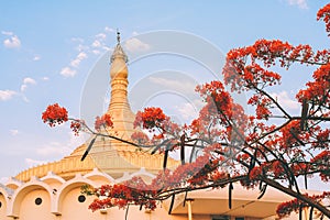 architecture of beautiful ancient indian temple