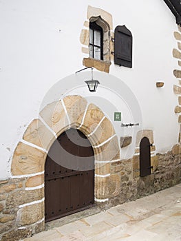 Architecture of Bera de Bidasoa, Gipuzkoa, Basque Country