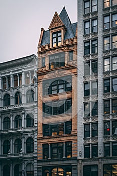 Architecture on Broadway in Noho, Manhattan, New York City