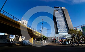 Architecture in Bucharest - northem office buildings area - Aviatiei, Pipera