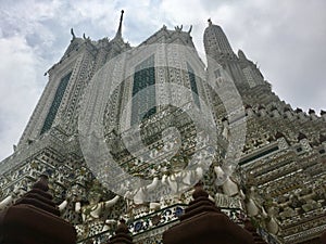 Architecture. Buddhist temple of Dawn. Thailand