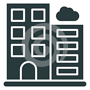 Architecture, building .  Vector icon which can easily modify or editable