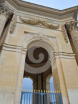 Architecture and buildings in Montpellier, France. (Promenade du Peyrou)