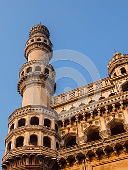 Architecture of Charminar in Hyderabad, Telangana, Indi