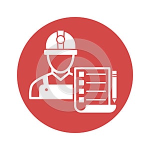 Architecture checklist Vector Icon which can easily modify or edit