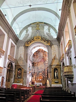 architecture of a Christian Catholic cathedral in proud Porto, Portugal.