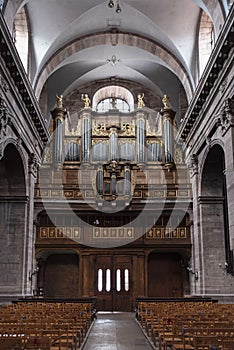 Architecture of the church in Belfort