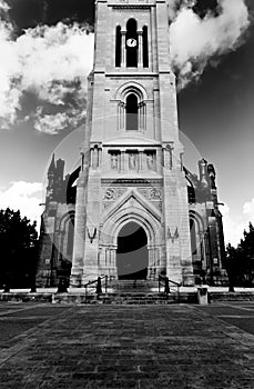 Architecture of the church Notre Dame de Bergerac - Catholic church