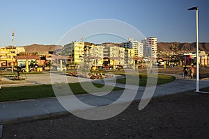 Architecture of the city Antofagasta, Chile.