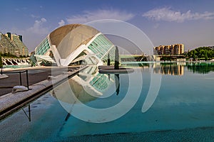 architecture City of Arts and Sciences in Valencia, Spain