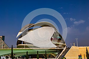 architecture City of Arts and Sciences in Valencia, Spain