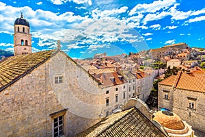 Architecture in city center of Dubrovnik, Croatia.