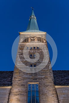 The architecture in city Hamelin, Germany