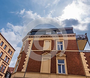 architecture of a city Stralsund, Germany