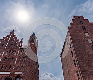 architecture of a city Stralsund, Germany