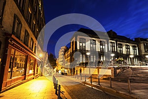 Architecture of Clermont-Ferrand at dawn photo