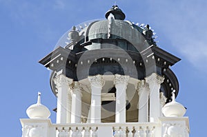 Architecture of the Colorado Springs Pioneers Museum Dome on roof