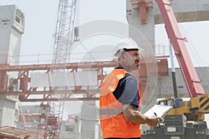 Architecture Construction Safety First Career Concept