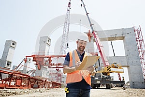 Architecture Construction Safety First Career Concept