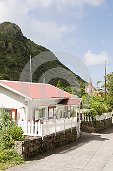 Architecture cottage The Bottom Saba Dutch Nether