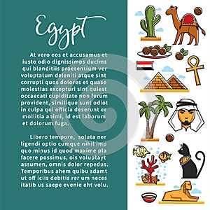 Architecture and cuisine welcome to Egypt culture and animals traveling