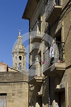 Architecture of Cuzcurrita and church of San Miguel, Curcurrita de Rio Tiron, La Rioja