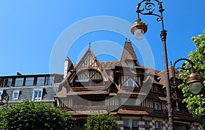 Architecture of Deauville, Normandy, France.