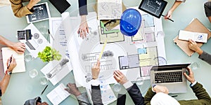 Architecture Design Messy Interior Meeting Concept