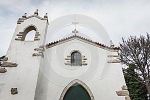 Architecture detail of the chapel of S. Lourenco near Esposende photo