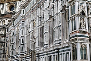 Architecture detail of Florence Cathedral