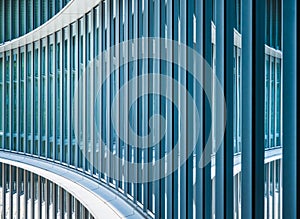 Architecture detail Glass wall Modern building exterior Abstract background