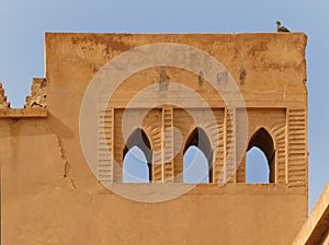 Architecture detail in Marrakech. Morocco.