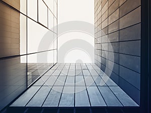 Architecture detail Modern Glass facade Building Exterior