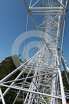 Architecture detail Modern Metal Structure Pattern Construction