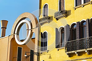 Architecture detail in Murano Venice, Italy