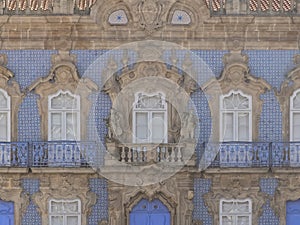 Architecture detail of Raio Palace in Braga photo